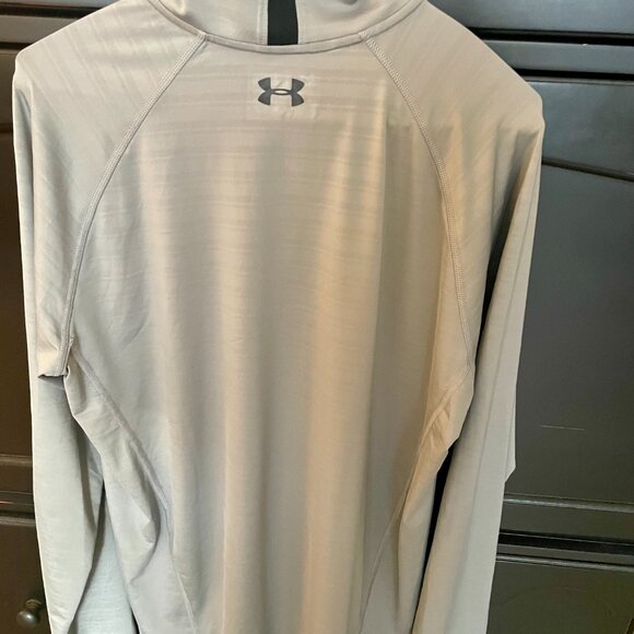 Under Armour Mens Loose Heatgear 1/4 Zip Pullover Long Sleeve - Picture 2 of 3